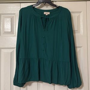 Loft Peplum Blouse